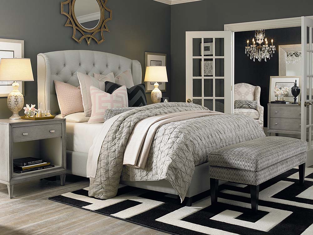 Custom Paris Arched Wing Bed-image