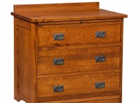 Amish Bungalow 3 Drawer Nightstand