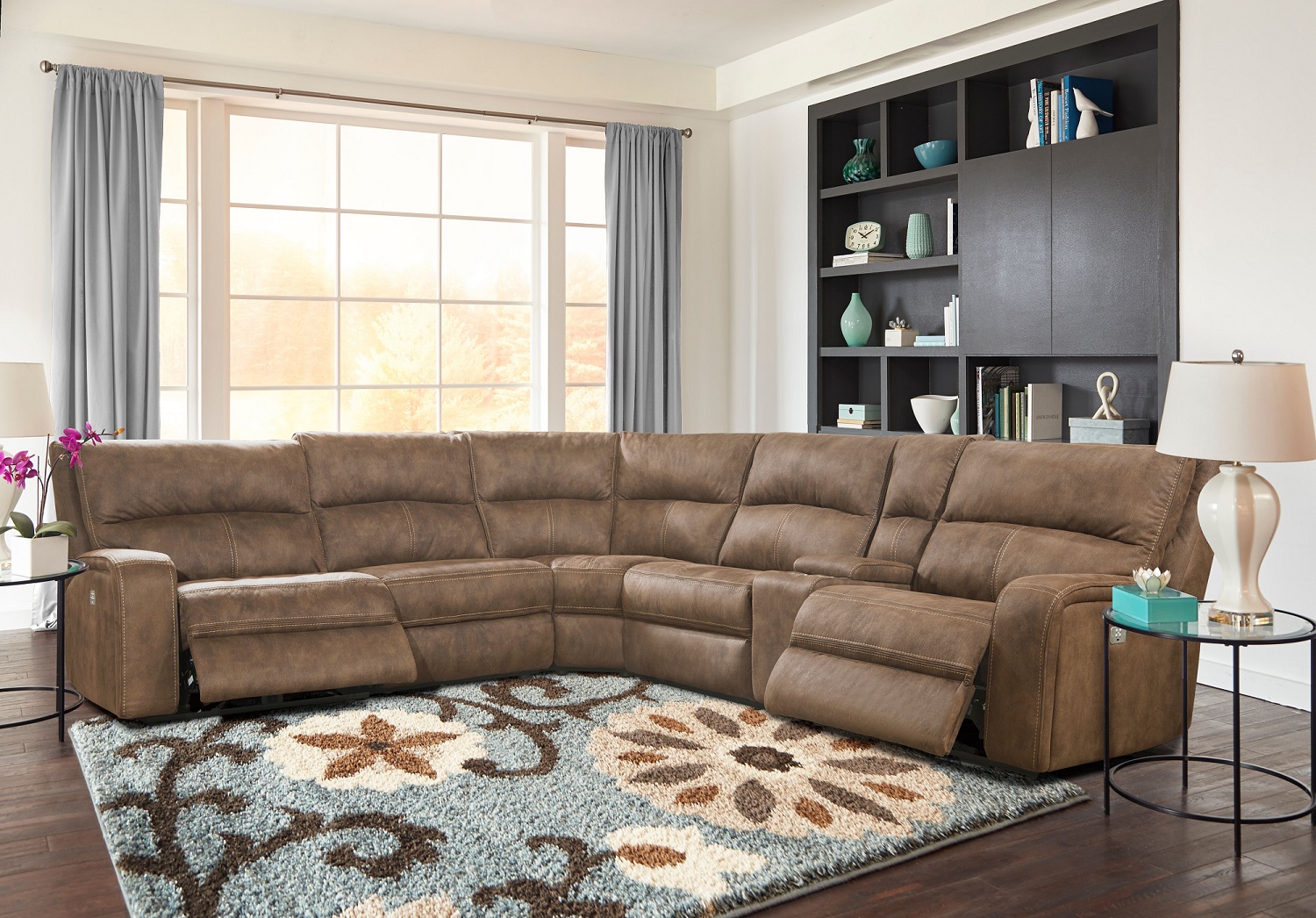 Polaris Power Recliner Sectional-image