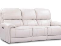 Empire Leather Ivory Sofa