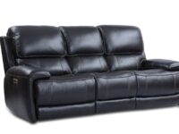 Empire Leather Power Sofa