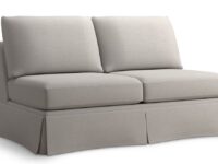 Custom Armless Stand Alone Sofa