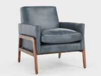 Tomas Leather Accent Chair