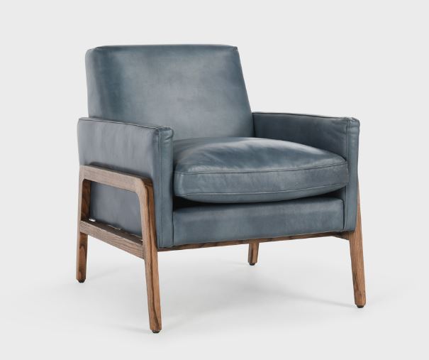 Tomas Leather Accent Chair-image