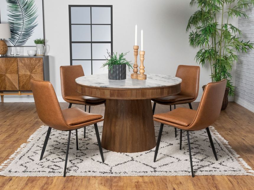 Ortega Round Marble Top Table-image