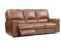 Rockford Triple Reclining Leather Sofa