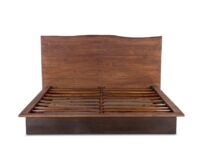San Marino Raw Walnut Queen Bed